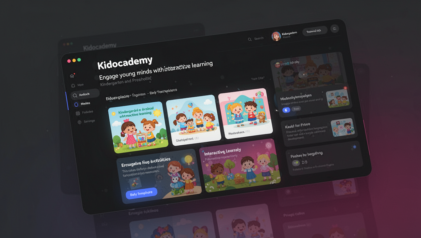 Preview of Kidocademy - Kindergarten and Preschool