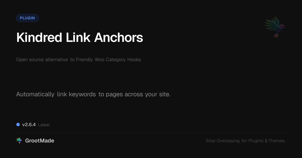 Preview of Kindred Link Anchors