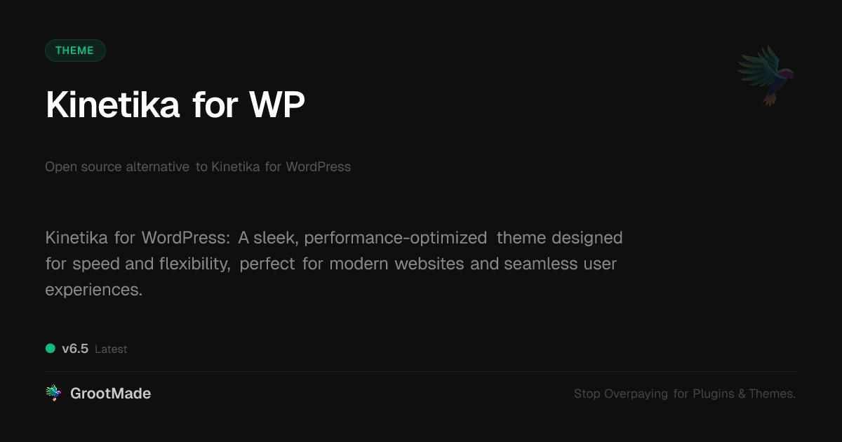 Preview of Kinetika for WP