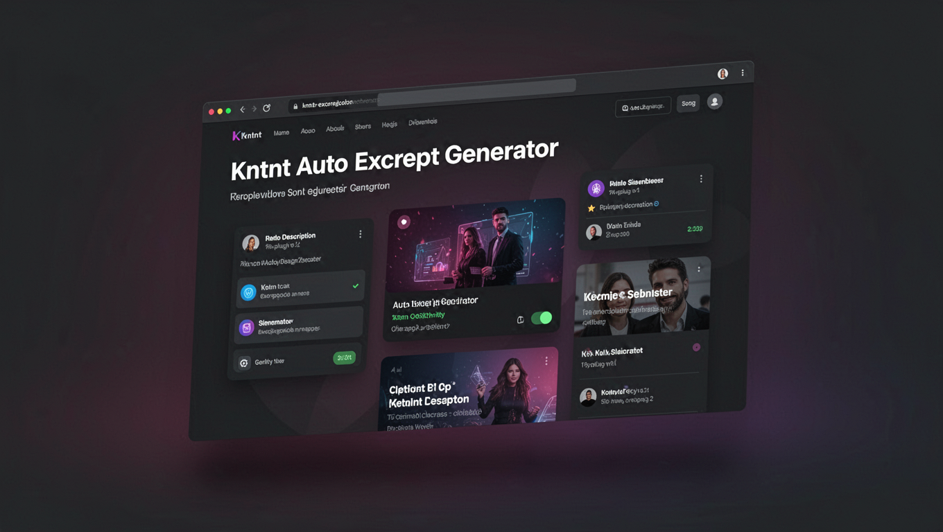 Preview of Kntnt Auto Excerpt Generator
