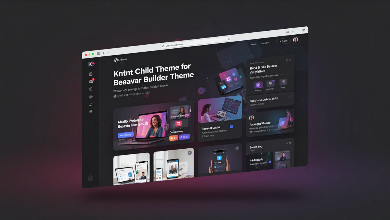 Preview of Kntnt Child Theme for Beavar Builder Theme