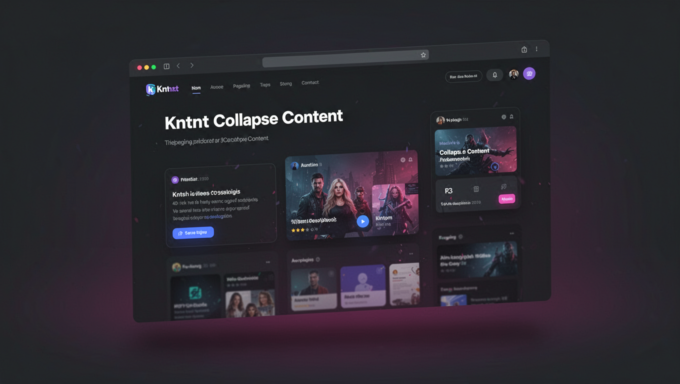 Preview of Kntnt Collapse Content