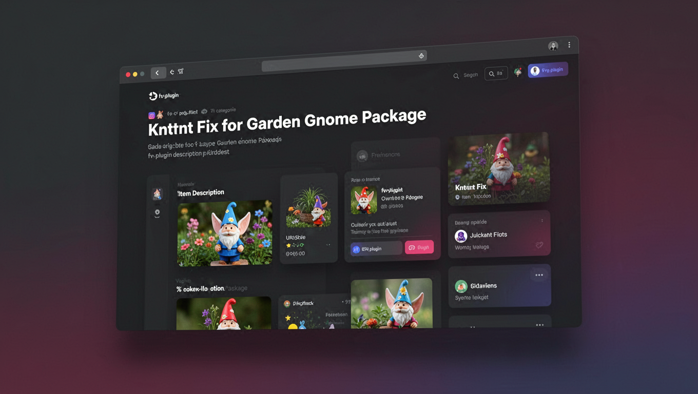 Preview of Kntnt Fix for Garden Gnome Package