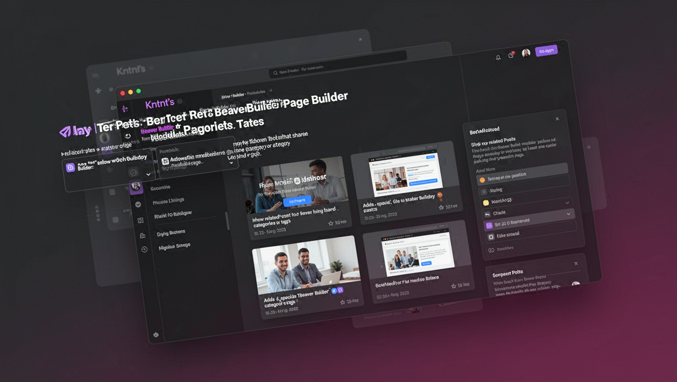 Preview of Kntnt's Any Term for Beaver Builder Page Builder
