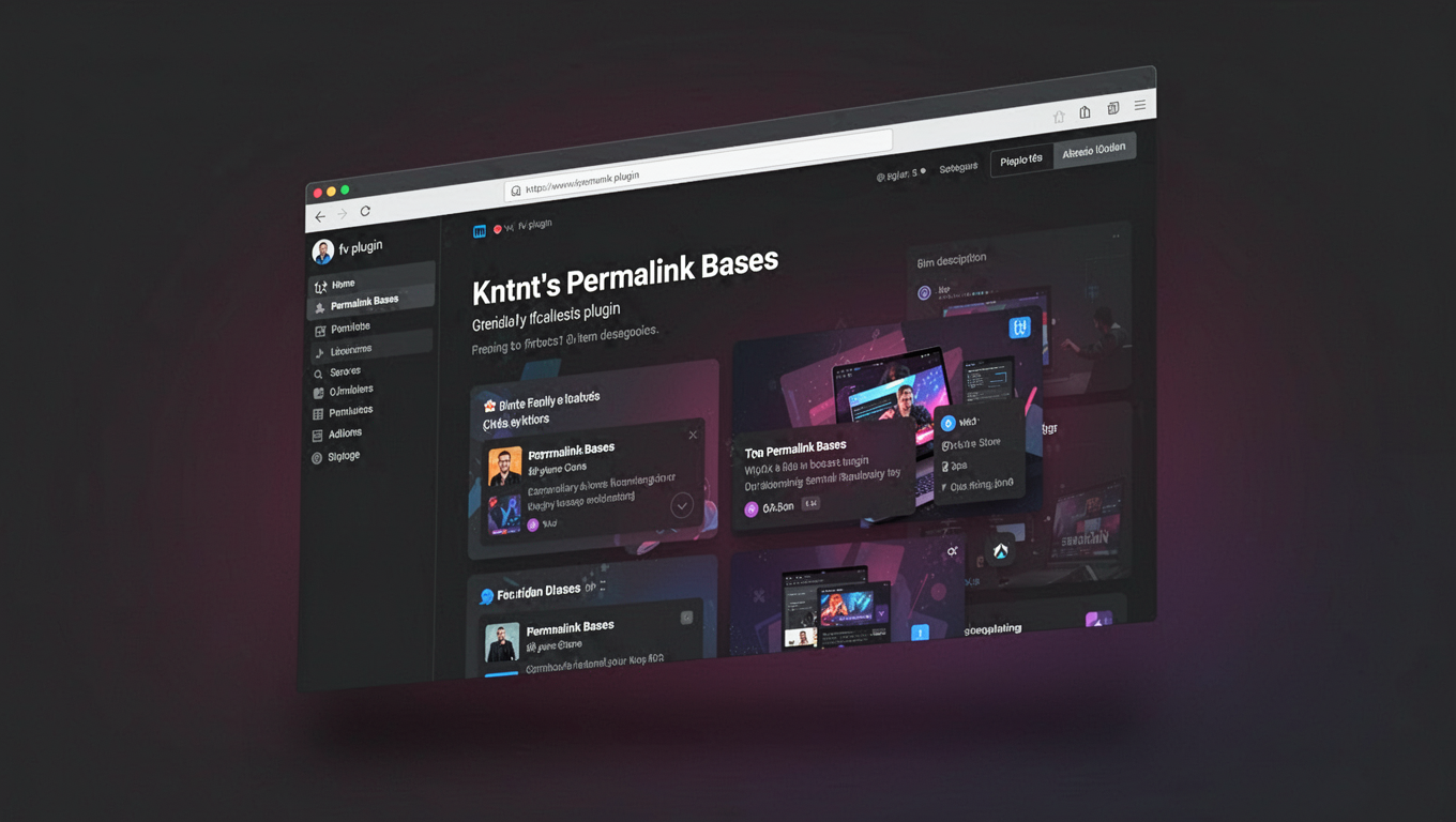 Preview of Kntnt's Permalink Bases plugin