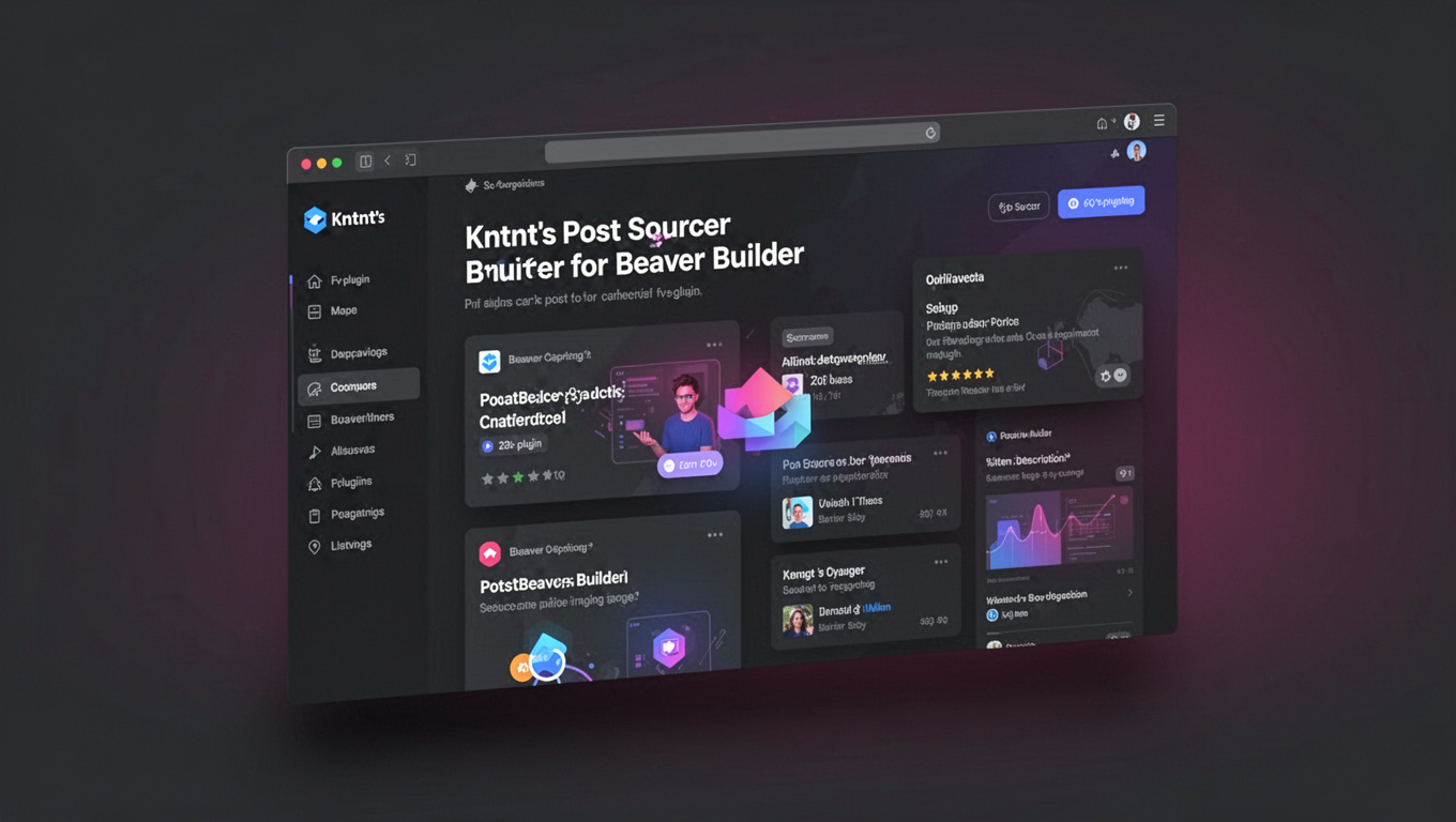 Preview of Kntnt's Post Sourcer for Beaver Builder