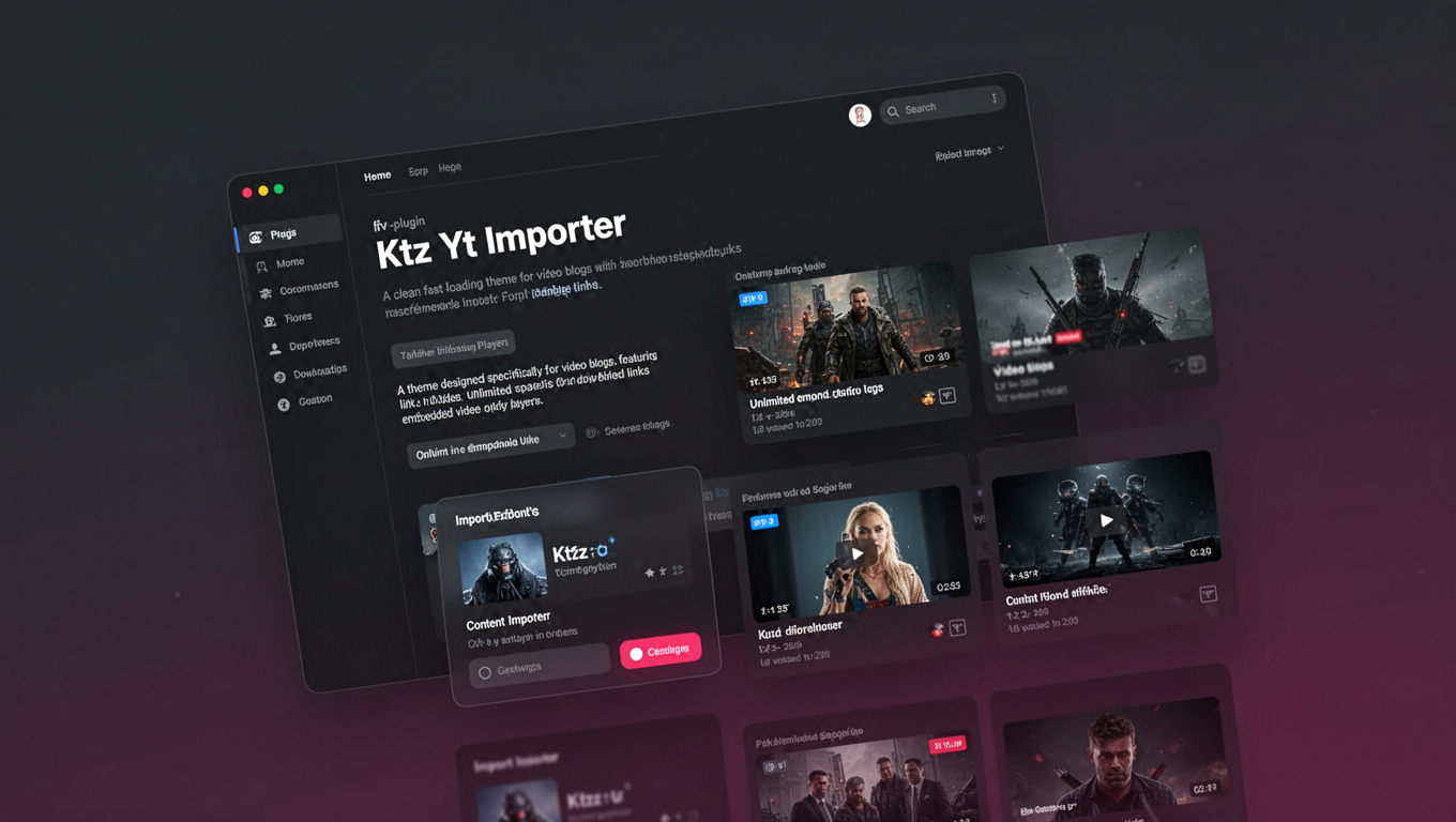 Preview of Ktz Yt Importer