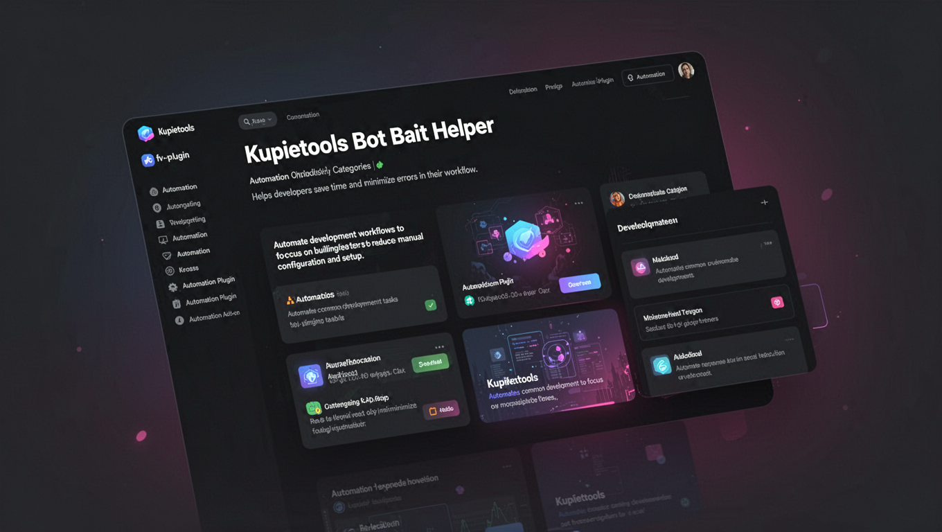 Preview of Kupietools Bot Bait Helper