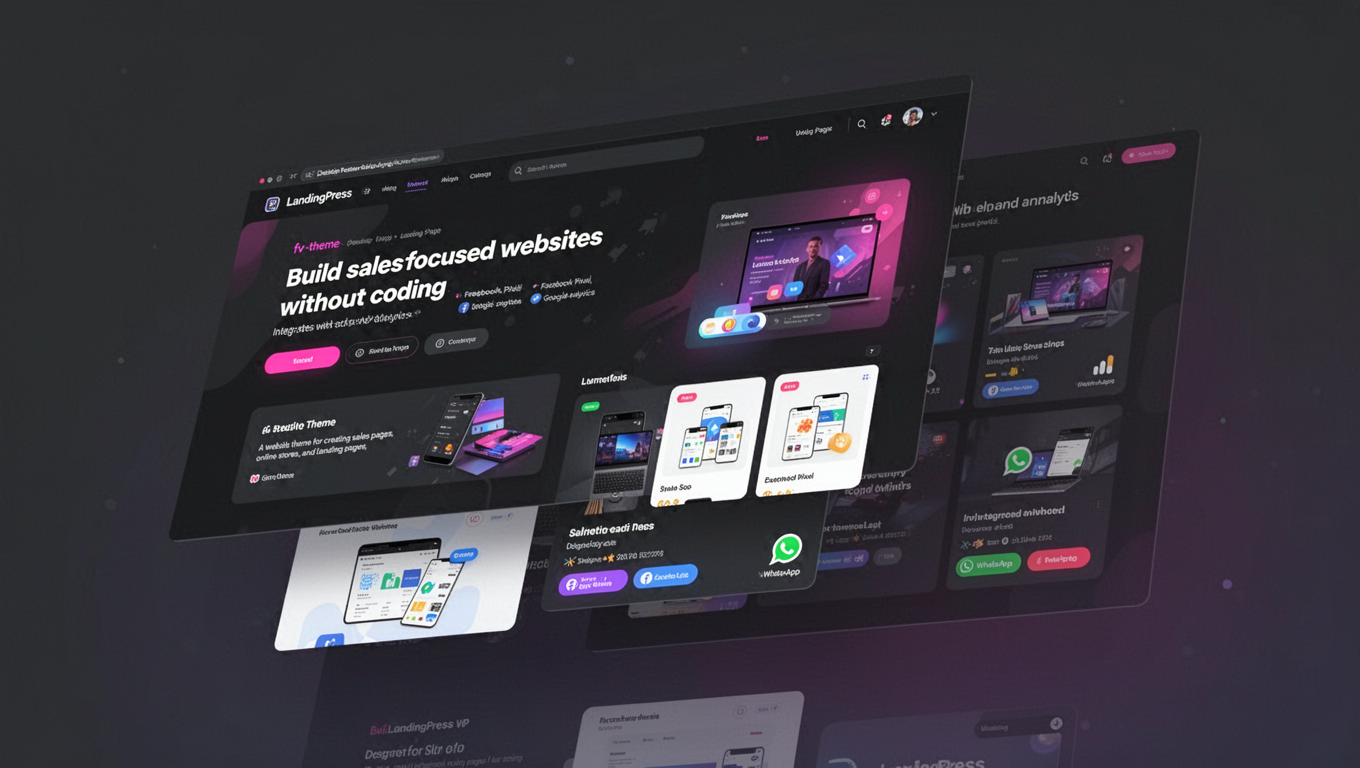 Preview of LandingPress WP