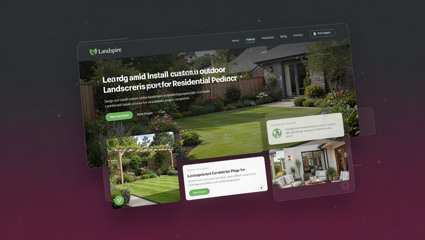 Preview of Landspire - Gardening and Landscaping WP Theme