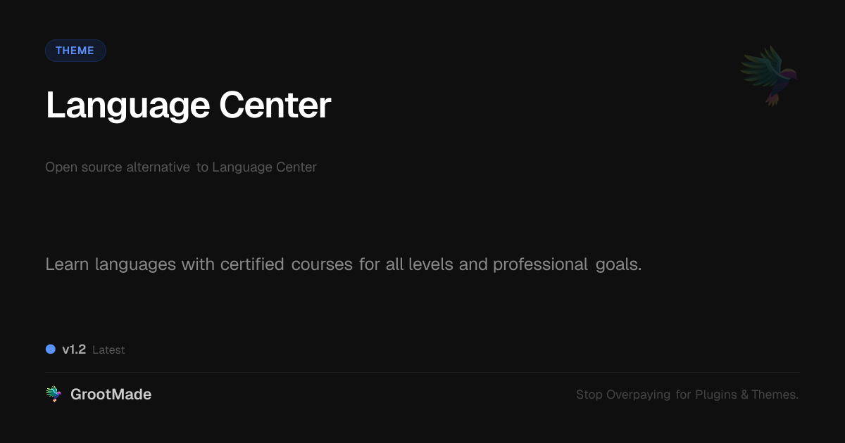Preview of Language Center