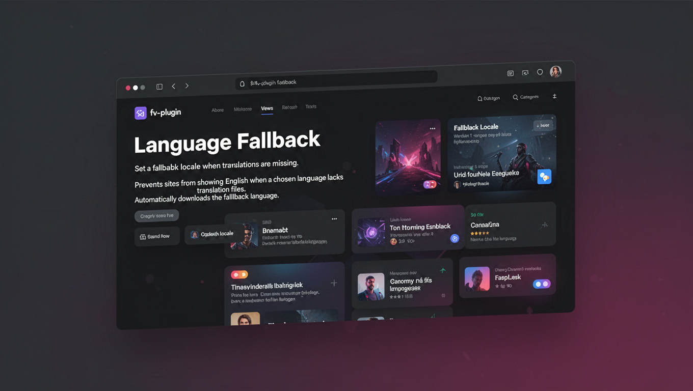 Preview of Language Fallback