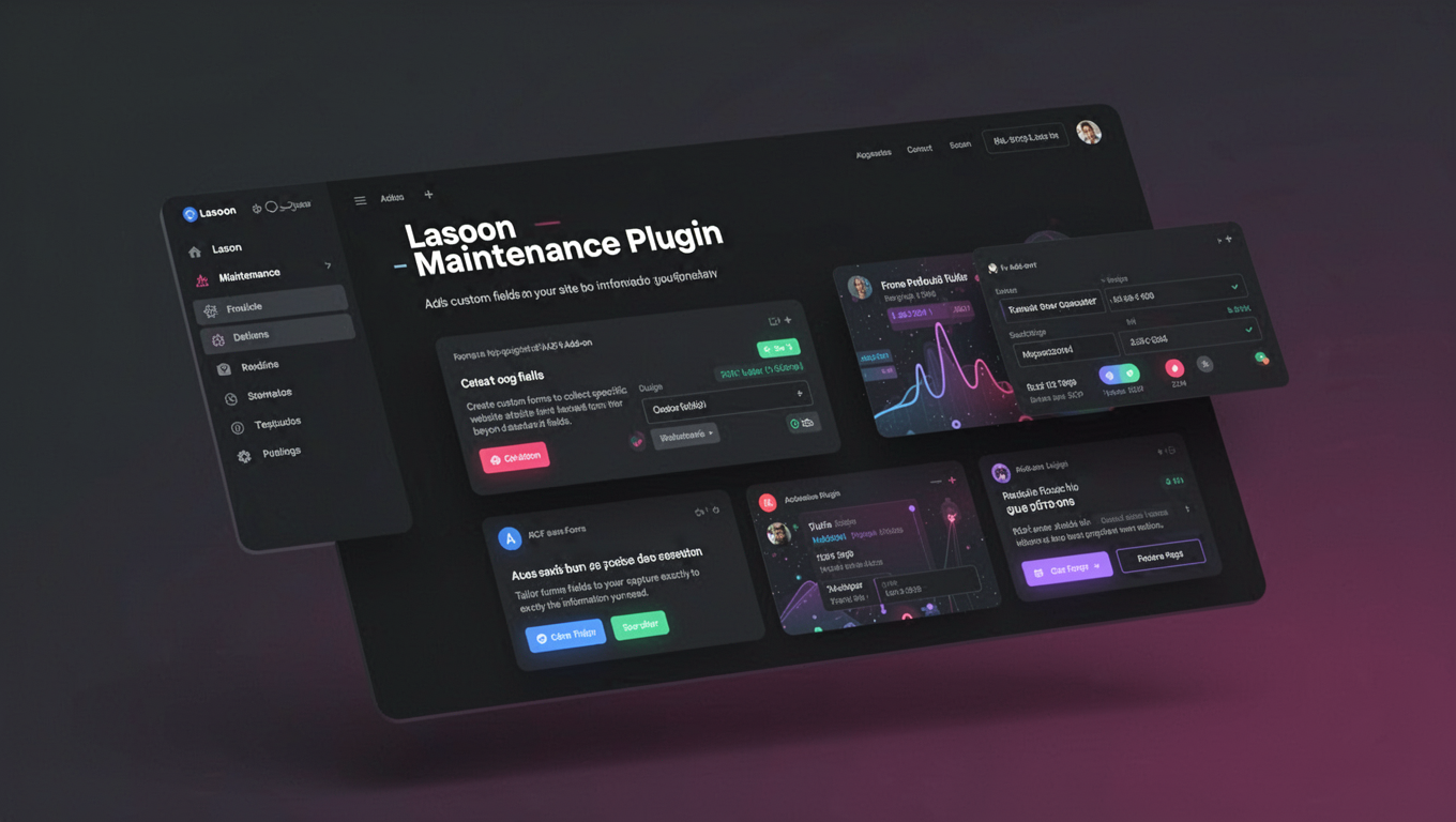 Preview of Lasoon - Maintenance Plugin
