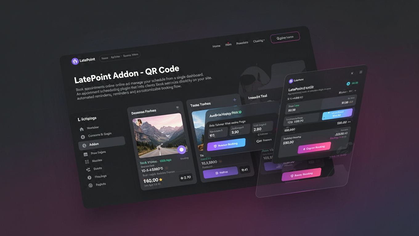 Preview of LatePoint Addon - QR Code