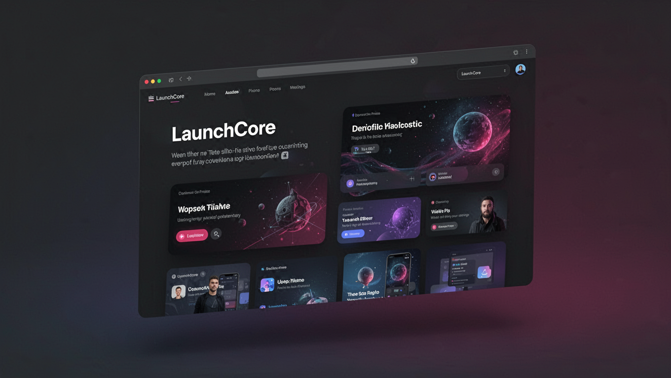 Preview of LaunchCore