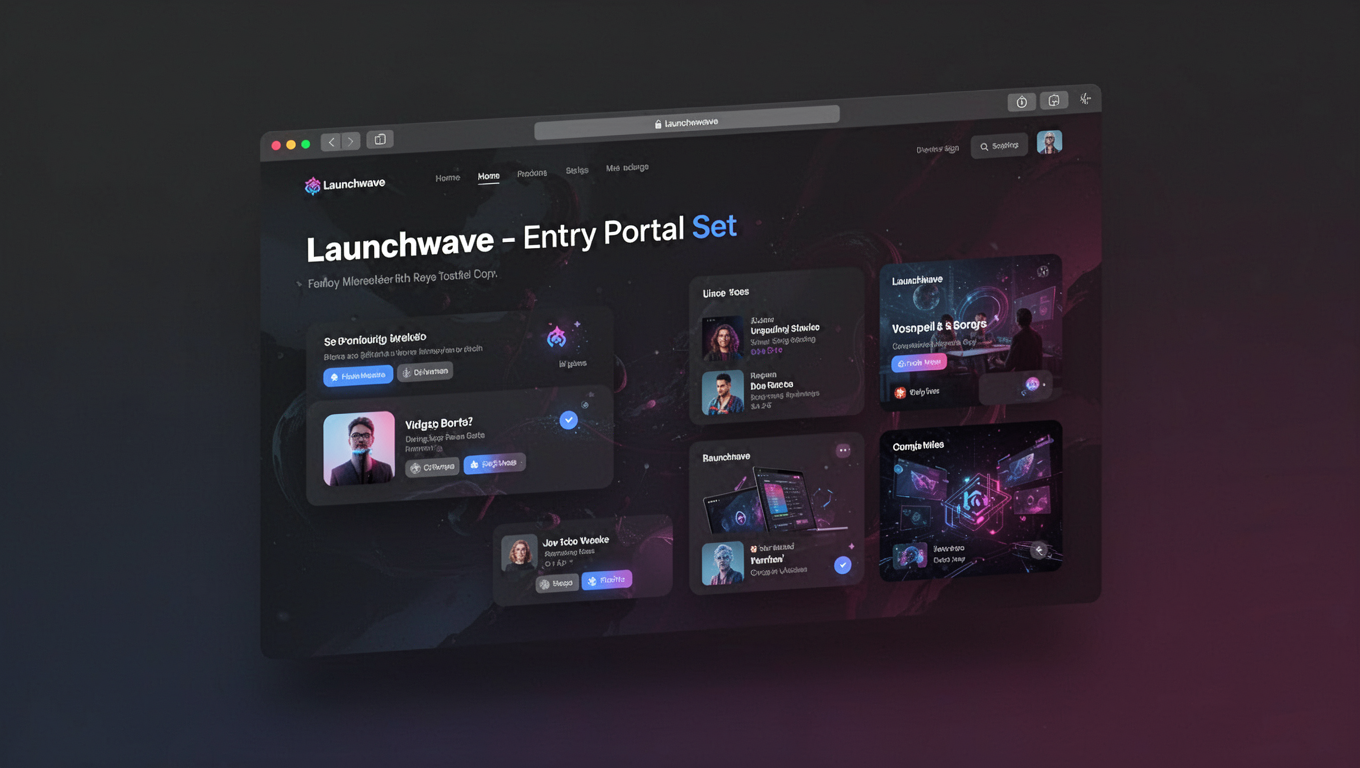 Preview of Launchwave - Entry Portal Set