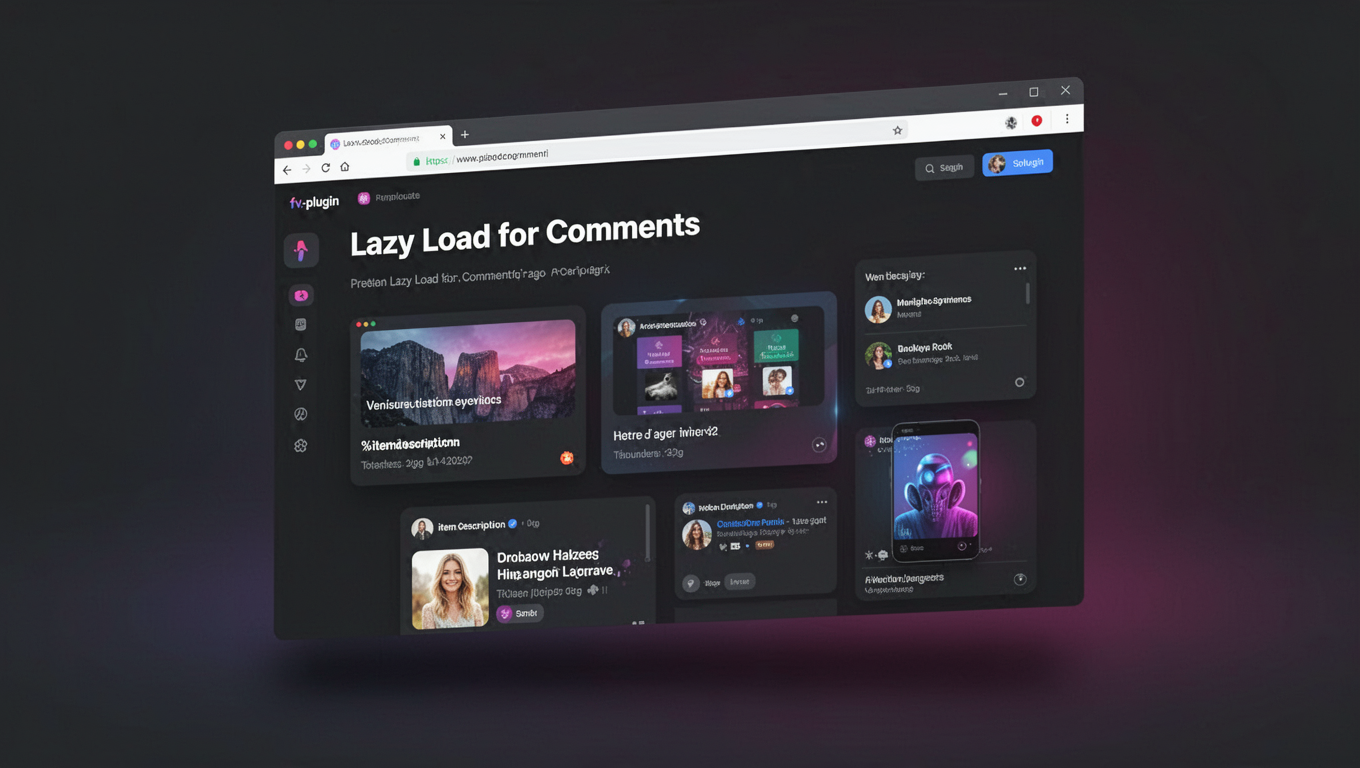 Preview of Lazy Load for Comments