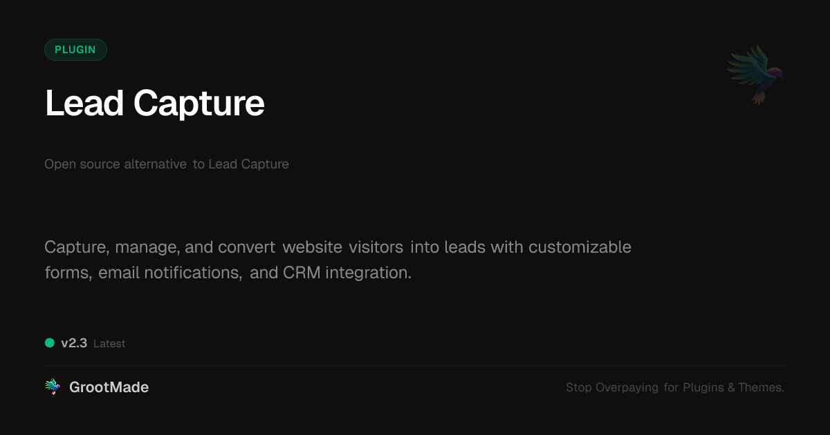 Preview of Lead Capture