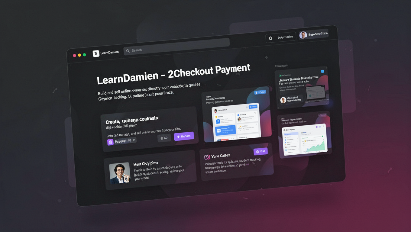 Preview of LearnDamien - 2checkout Payment