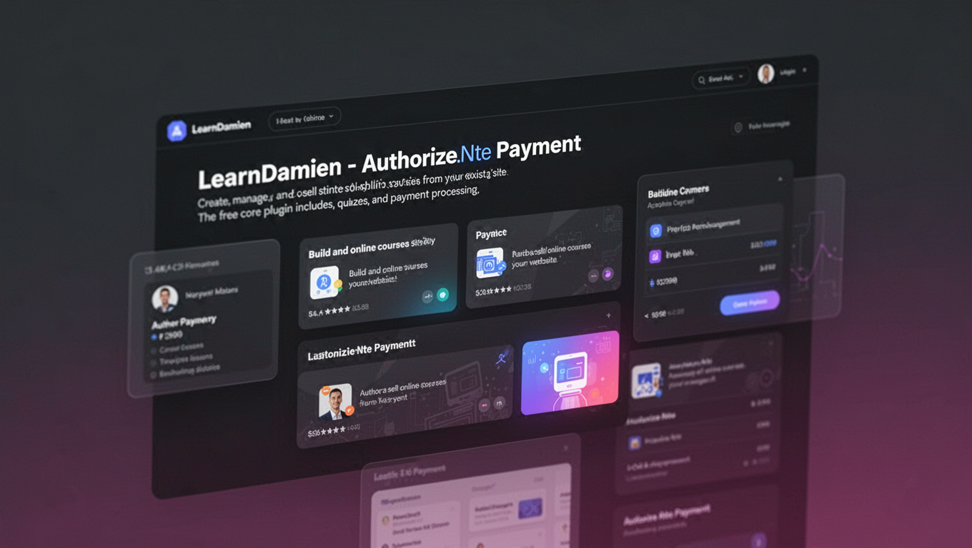 Preview of LearnDamien - Authorize.Net Payment
