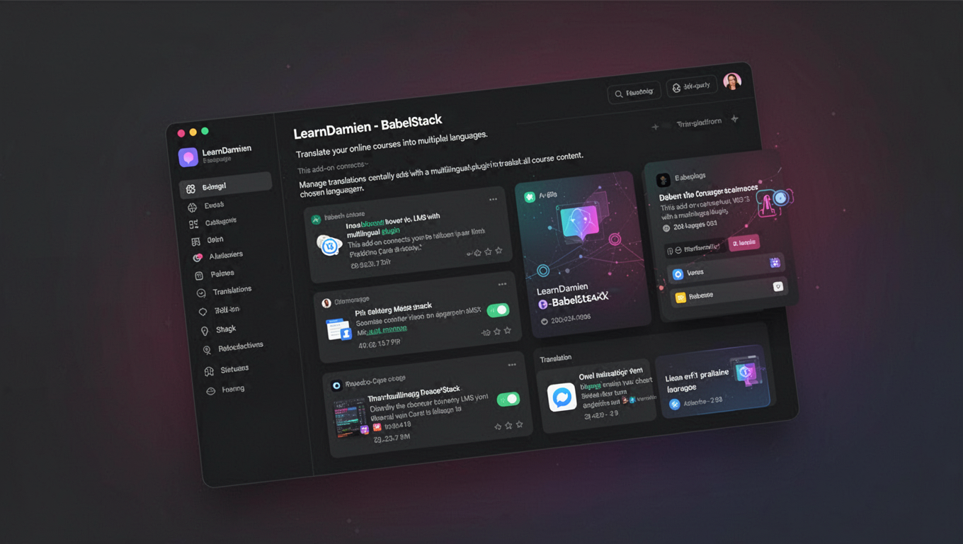 Preview of LearnDamien - BabelStack