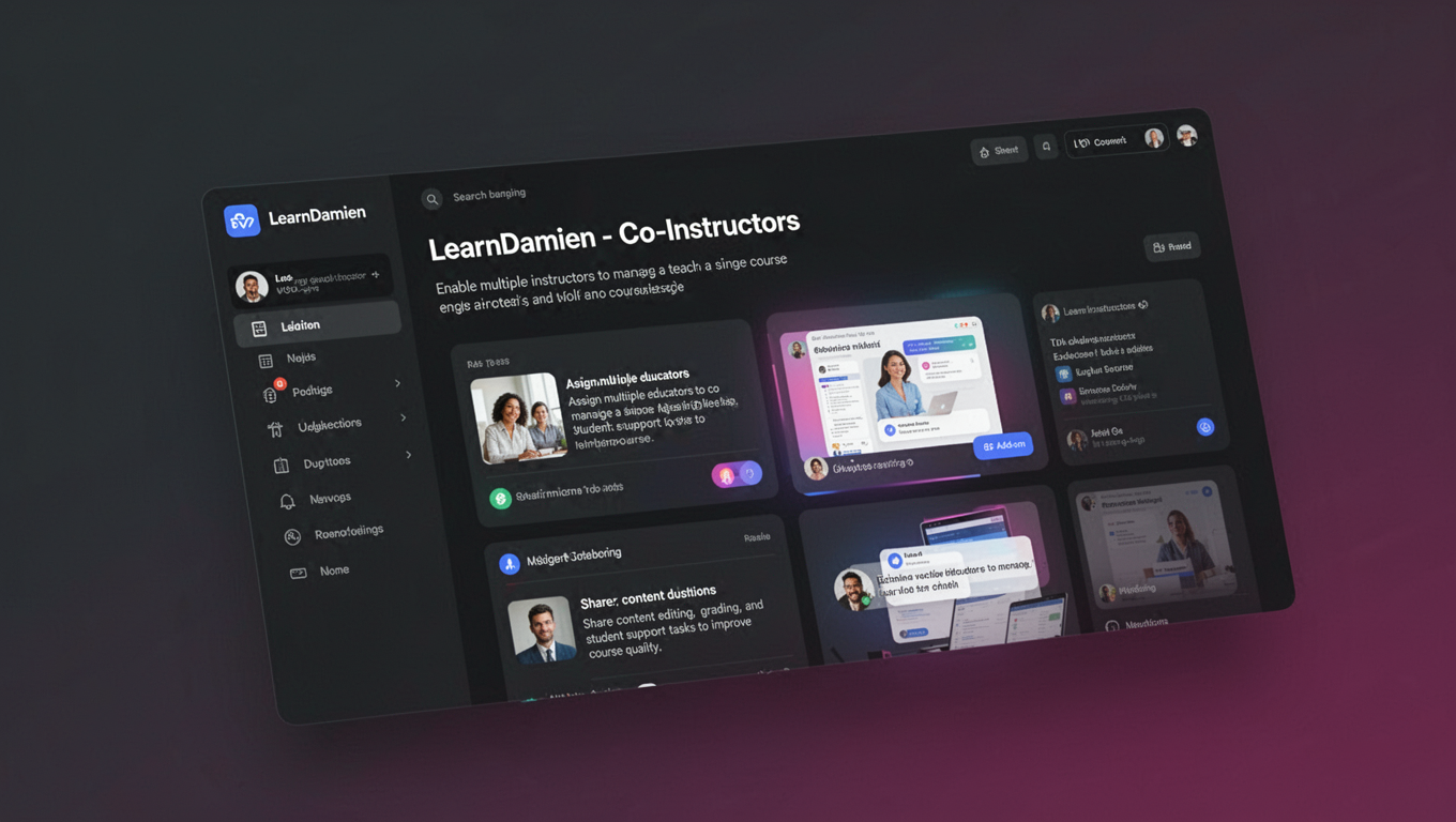 Preview of LearnDamien - Co-Instructors