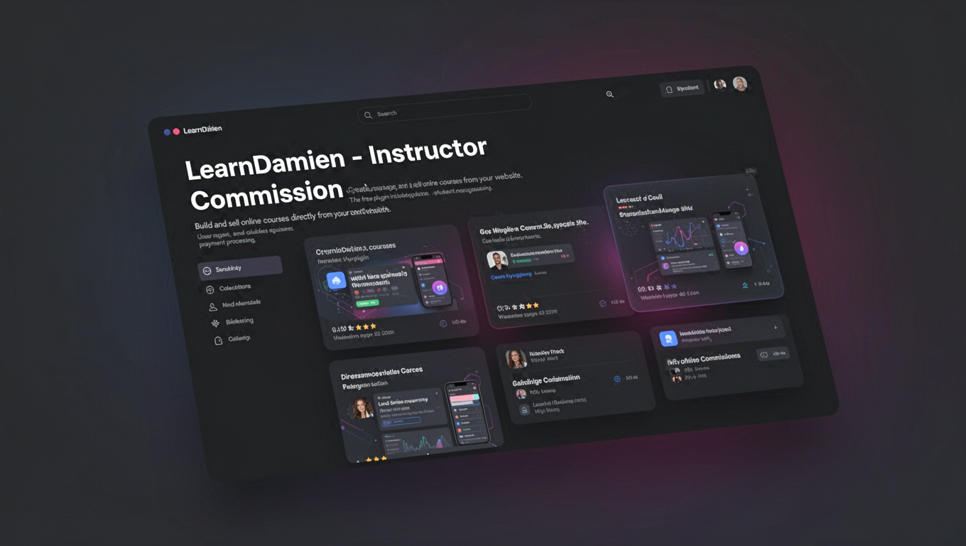 Preview of LearnDamien - Instructor Commission