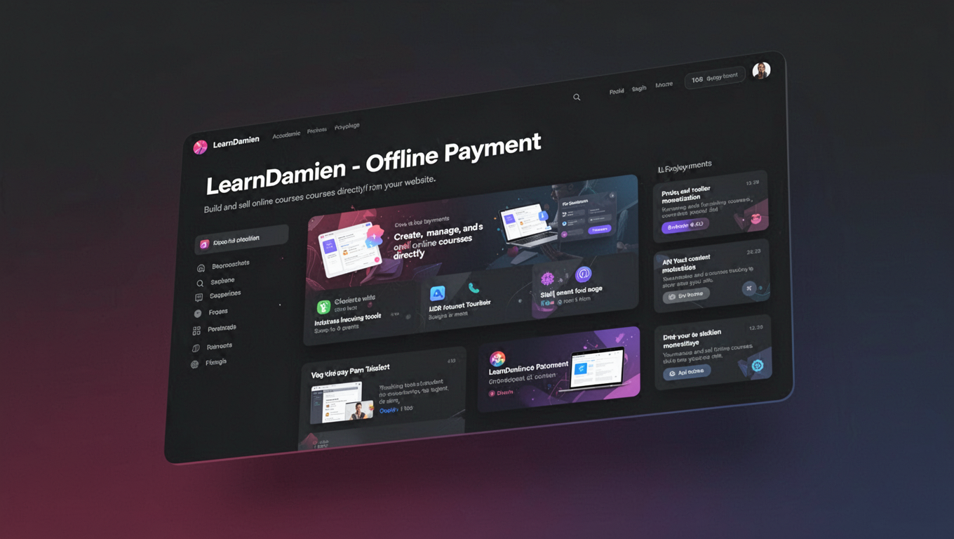 Preview of LearnDamien - Offline Payment