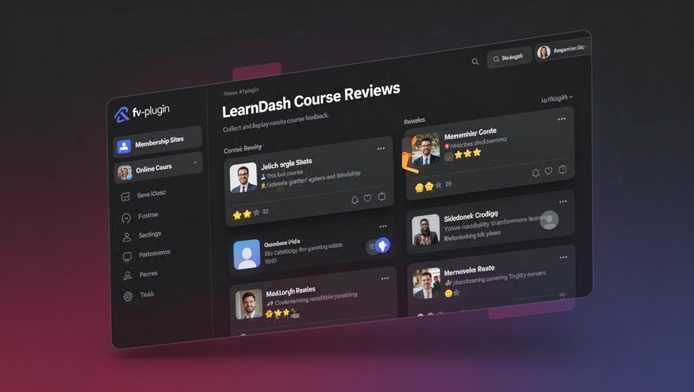 Preview of LearnDash Course Reviews