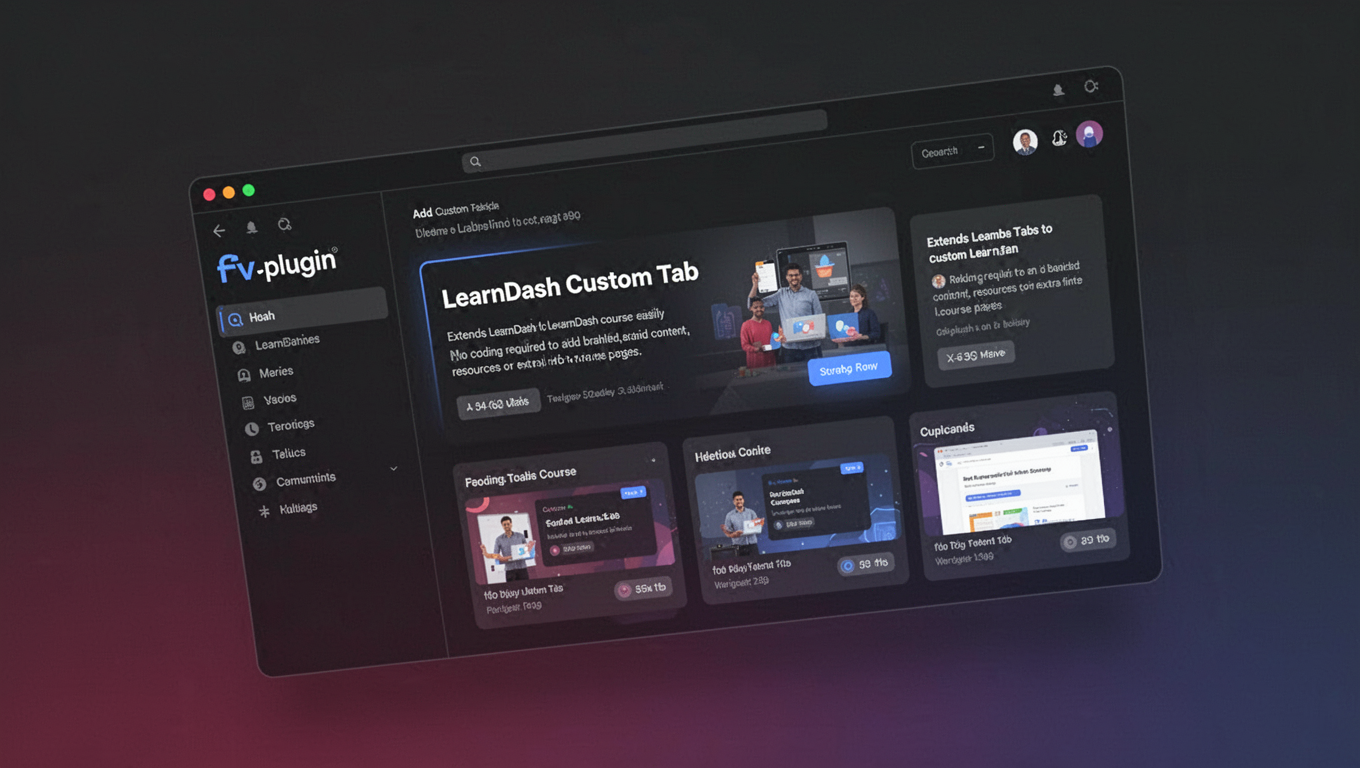 Preview of LearnDash Custom Tab