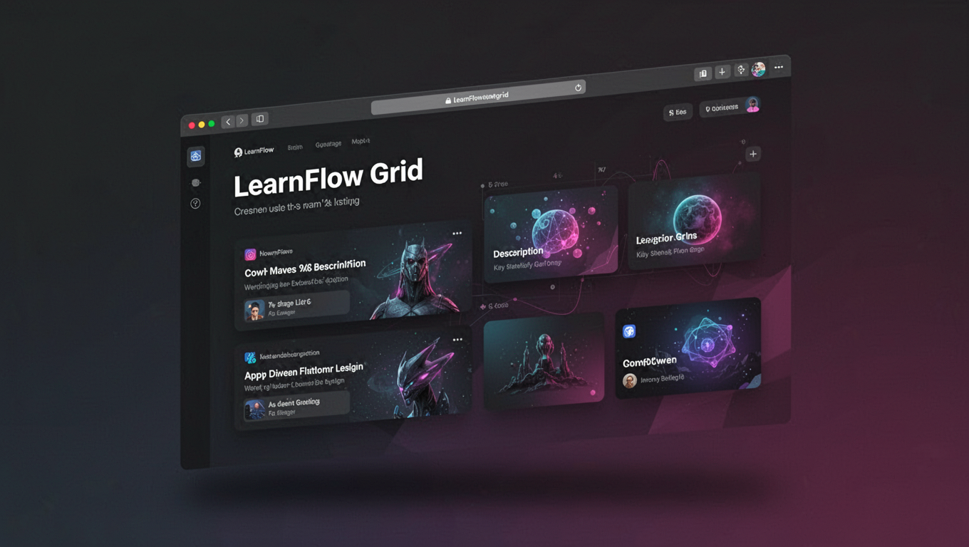 Preview of LearnFlow Grid