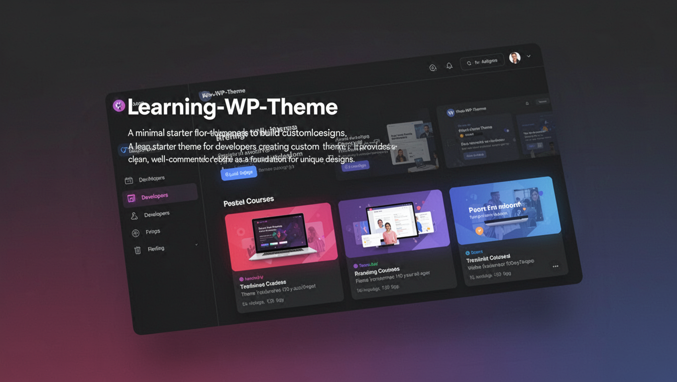 Preview of Learning-WP-Theme