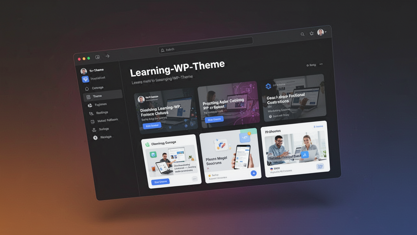 Preview of Learning-WP-Theme