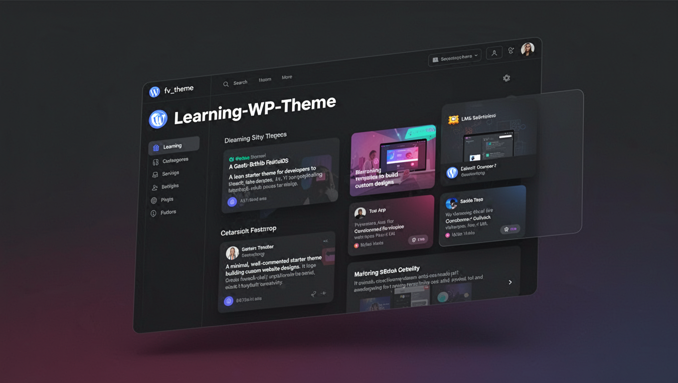 Preview of Learning-WP-Theme