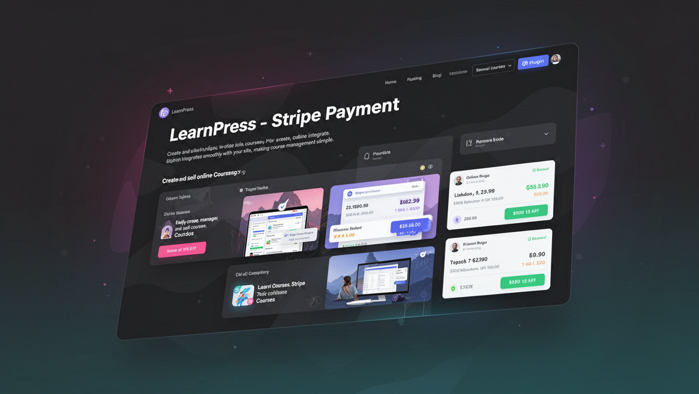 Preview of LearnPress - Stripe Payment
