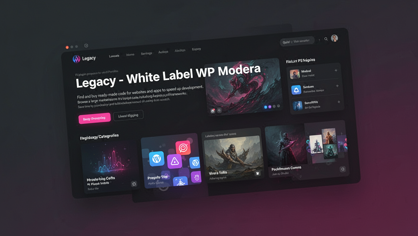 Preview of Legacy - White Label WP Modera