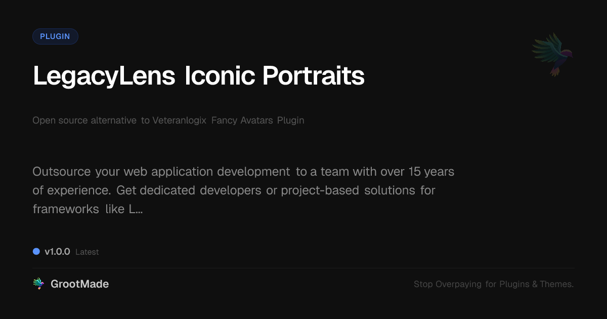 Preview of LegacyLens Iconic Portraits