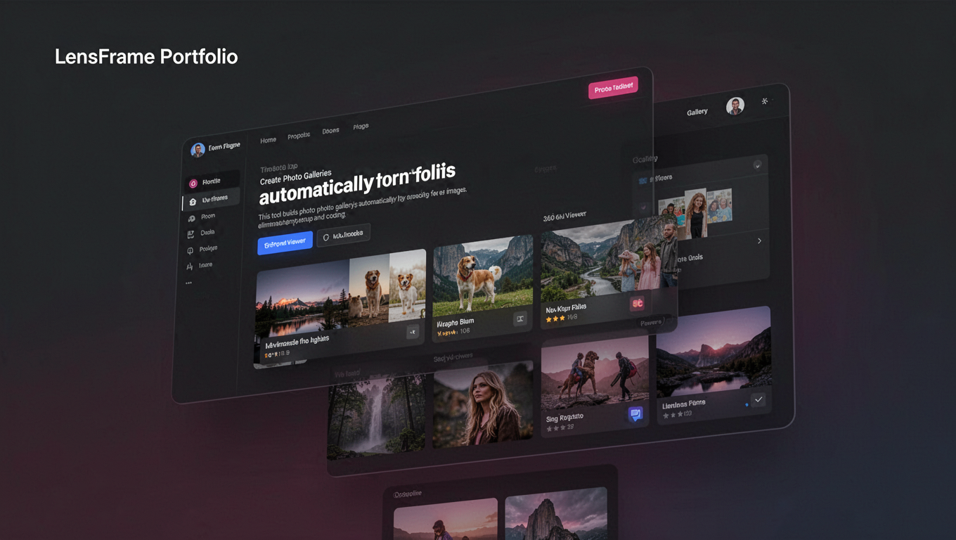 Preview of LensFrame Portfolio