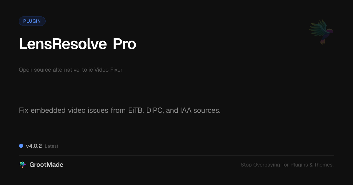 Preview of LensResolve Pro