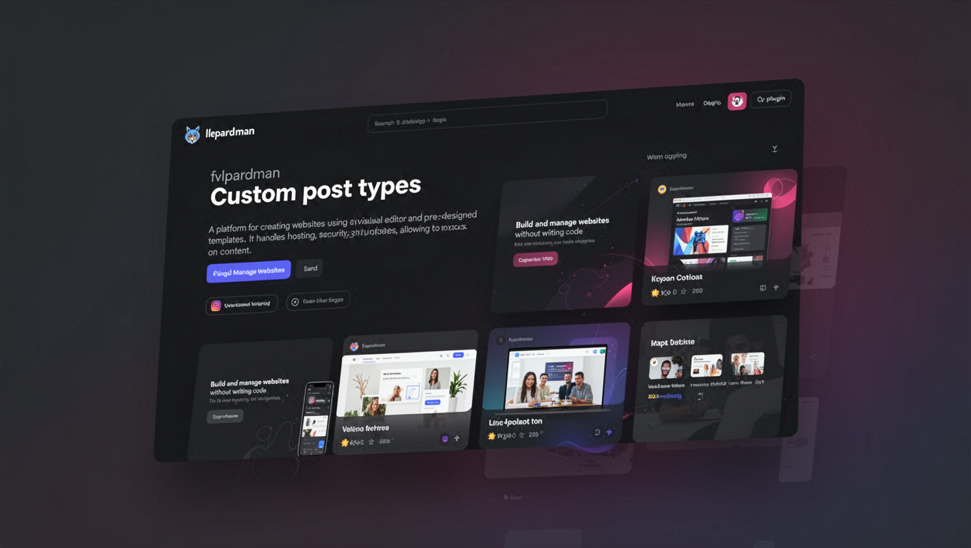 Preview of lepardman Custom post types