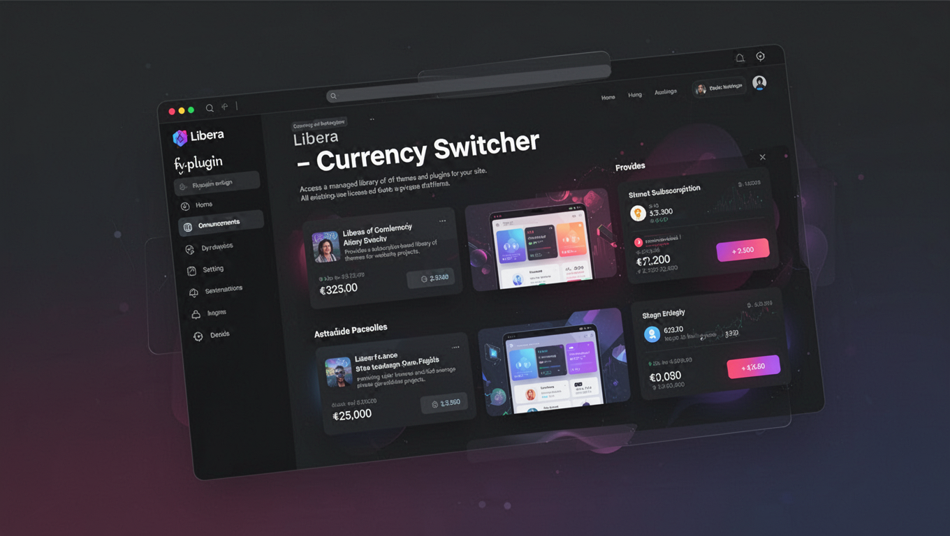 Preview of Libera - Currency Switcher