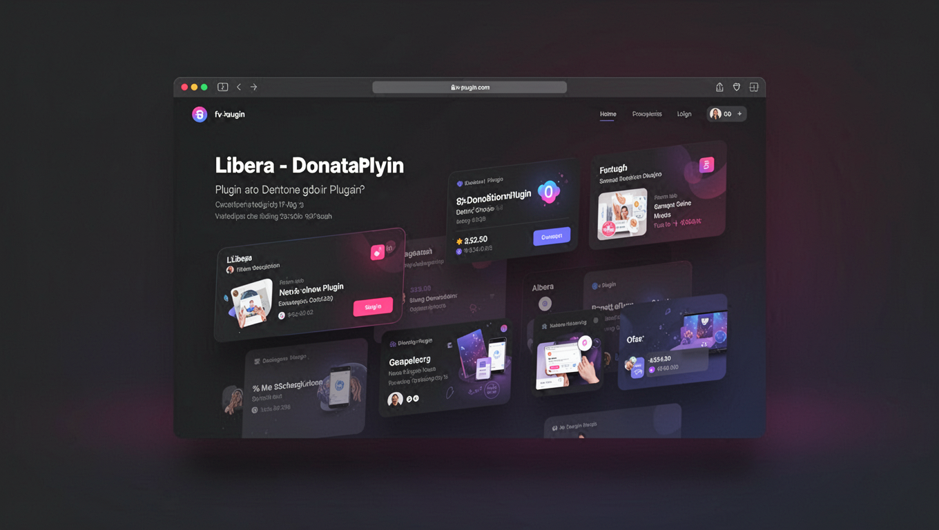 Preview of Libera - Donation Plugin