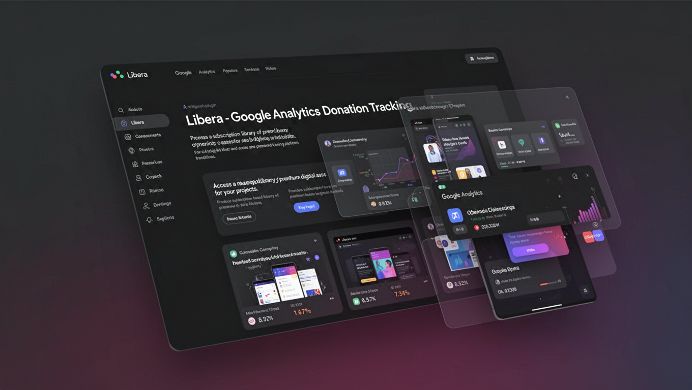 Preview of Libera - Google Analytics Donation Tracking