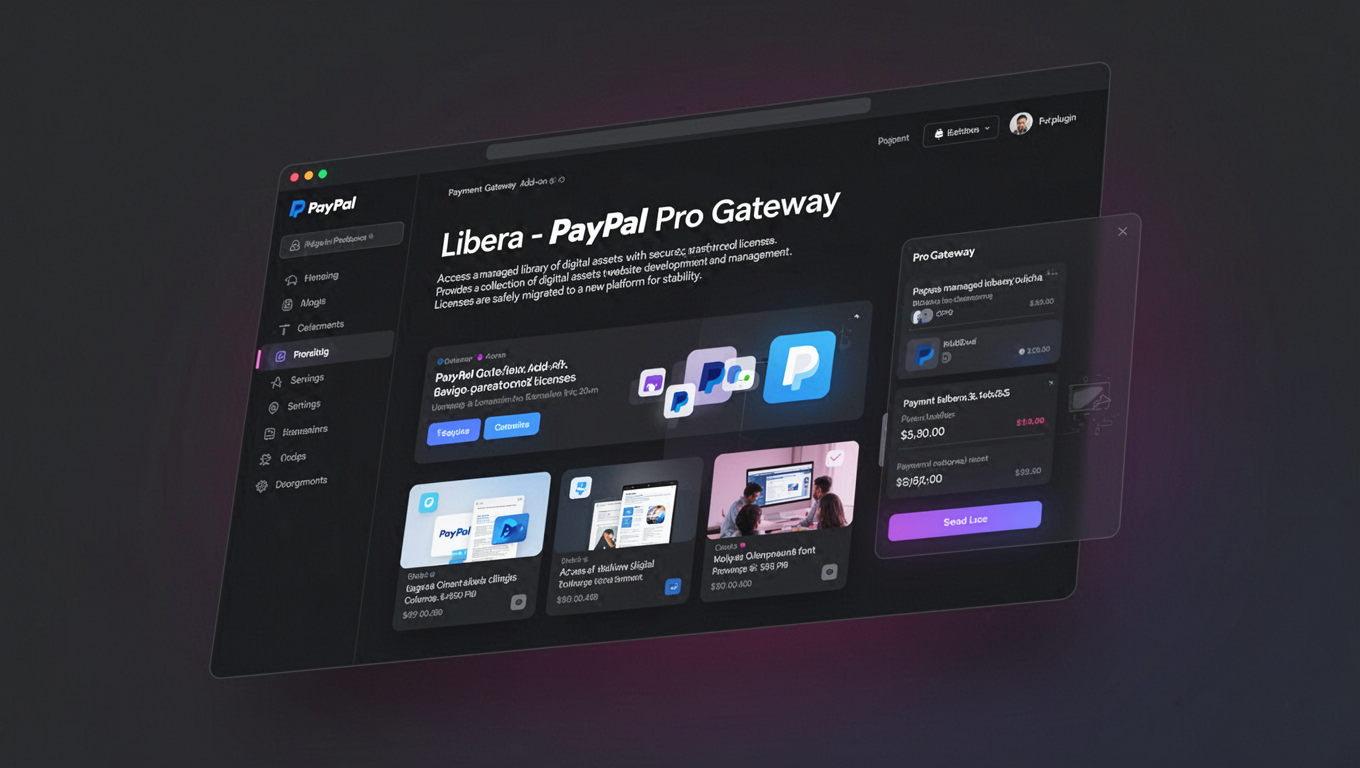Preview of Libera - PayPal Pro Gateway