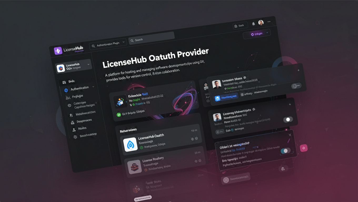 Preview of LicenseHub OAuth Provider