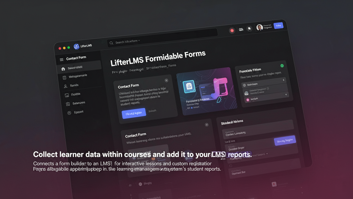 Preview of LifterLMS Formidable Forms