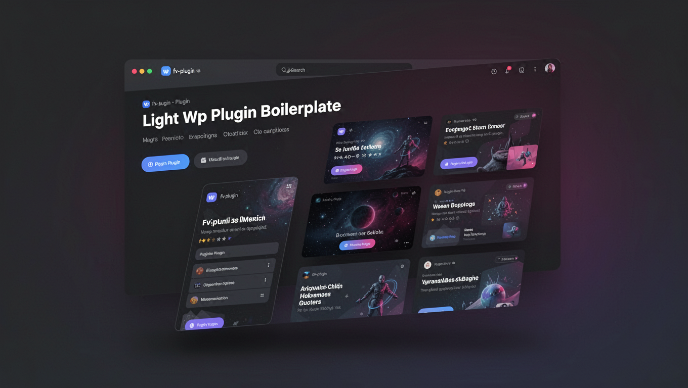 Preview of Light Wp Plugin Boilerplate