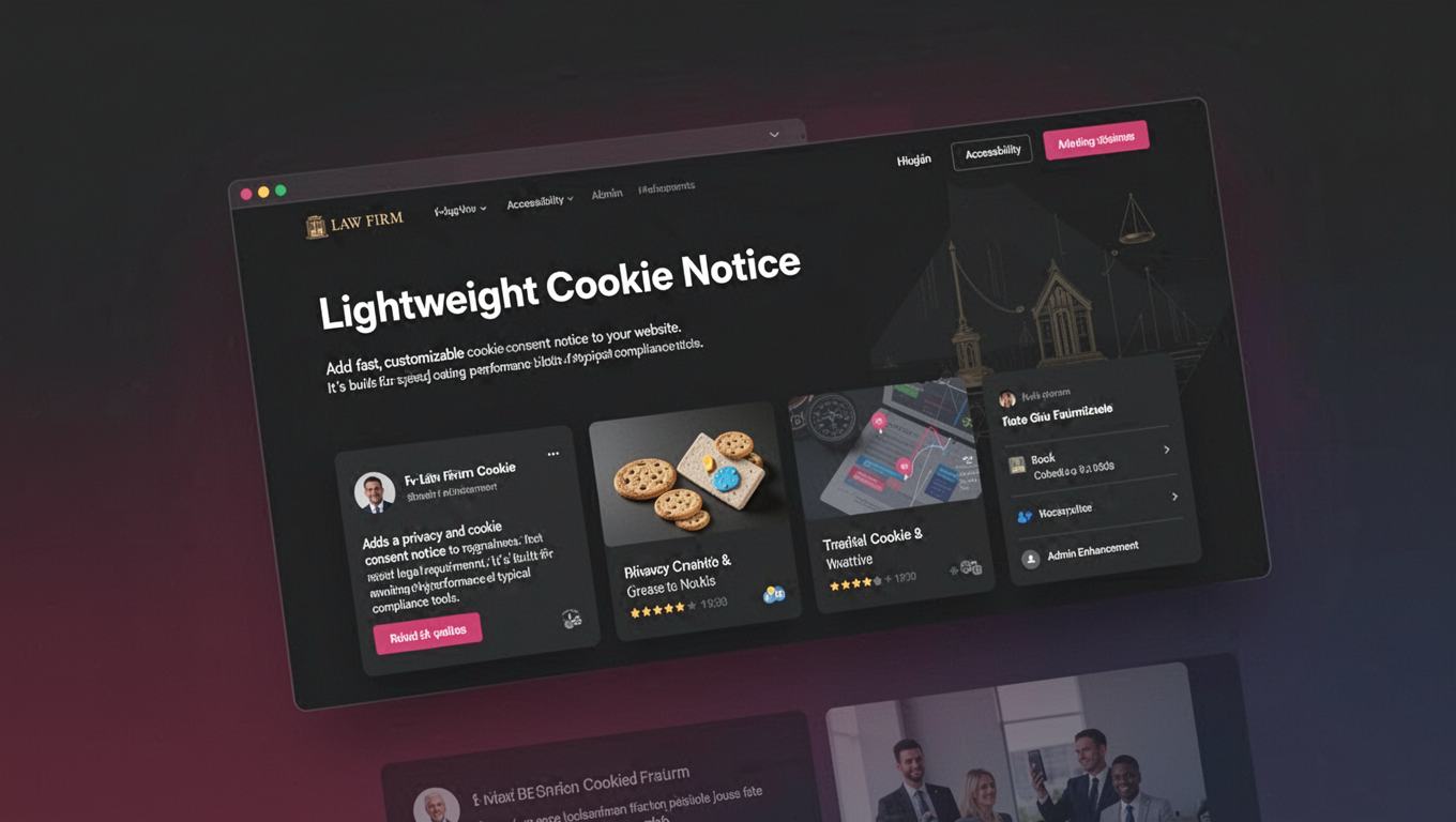 Preview of Lightweight Cookie Notice