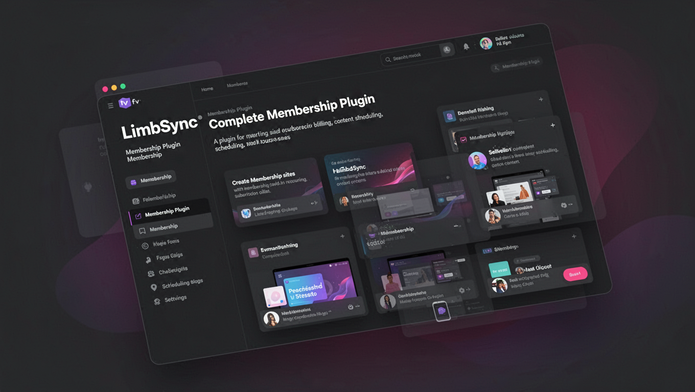 Preview of LimbSync - Complete Membership Plugin