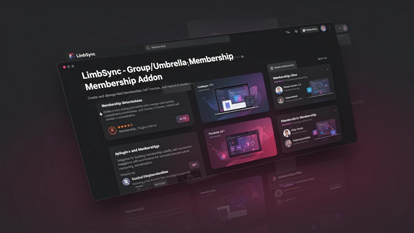 Preview of LimbSync - Group/Umbrella Membership Addon